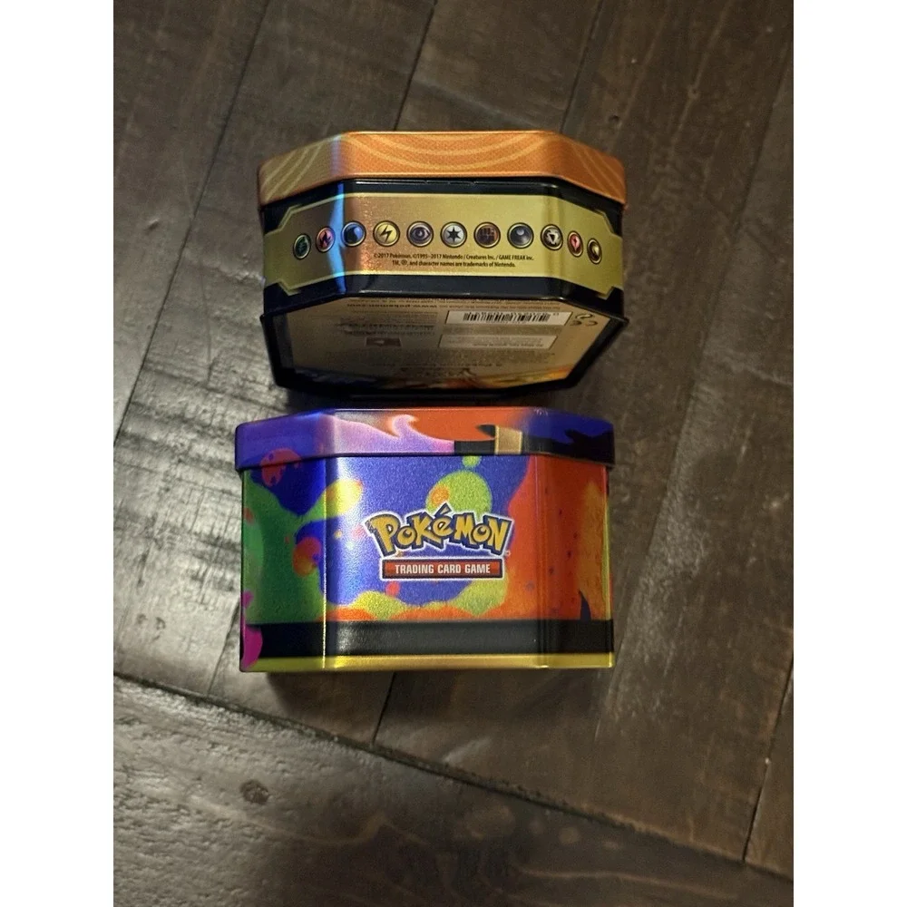 Pokemon TCG Charizard Pikachu Jolteon Squirtle Empty Collectible Mini Tin Lot